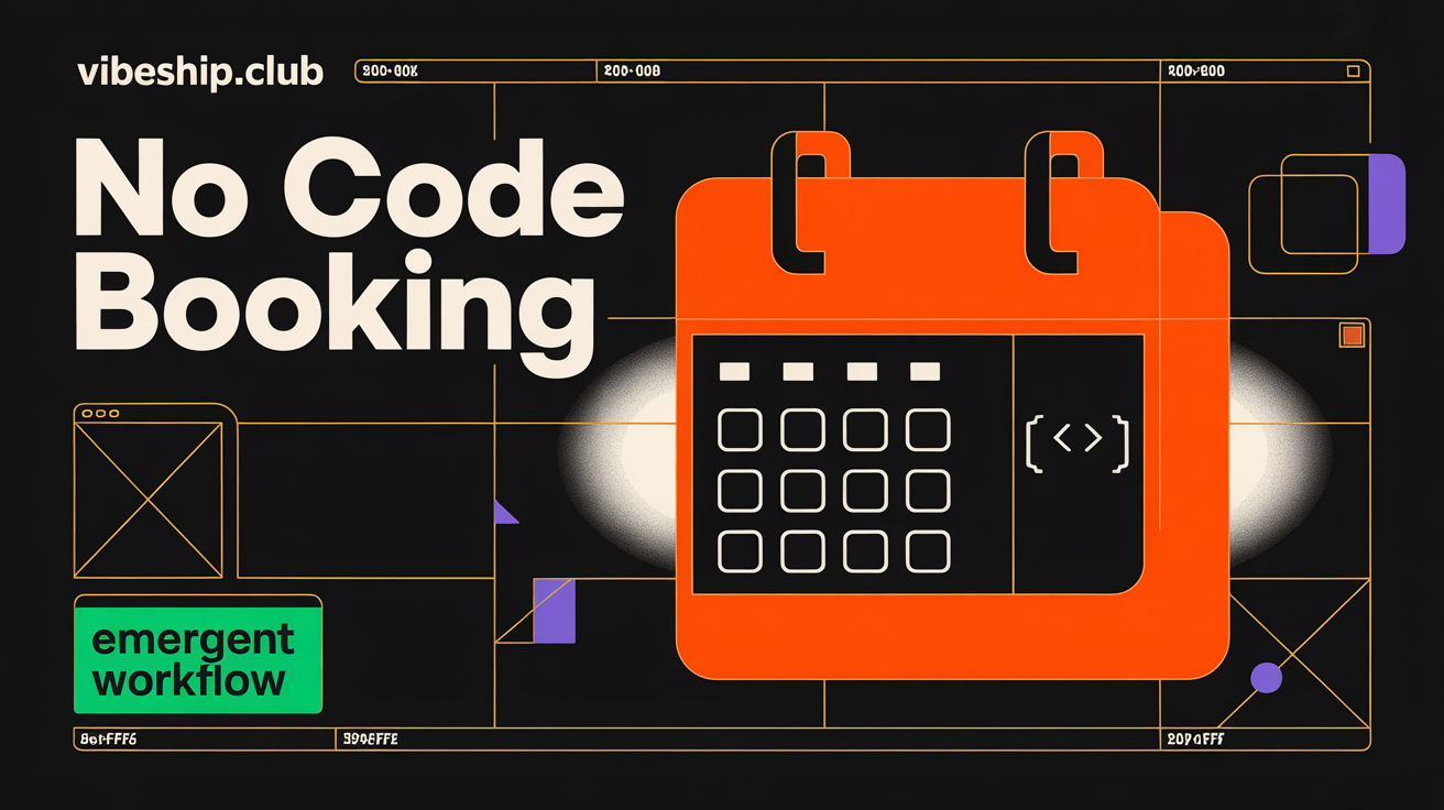 Featured image for I Used Emergent to Build an Appointment Booking System — No Code