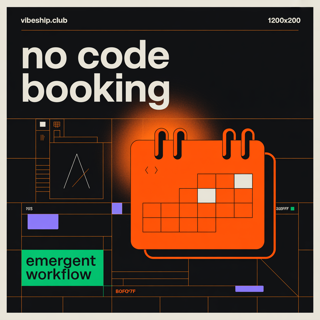 Featured image for I Used Emergent to Build an Appointment Booking System — No Code