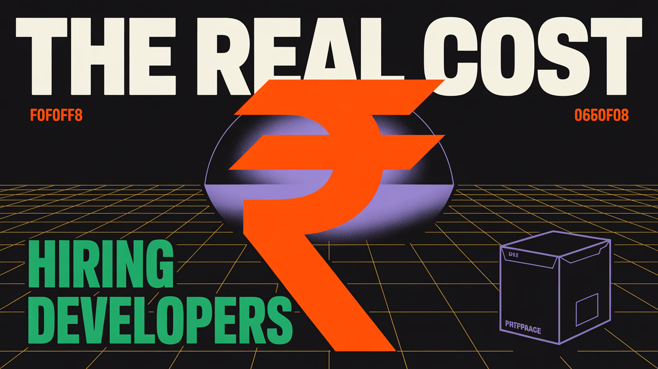 Featured image for The Real Cost of Hiring a Developer in India (And What to Do Instead)