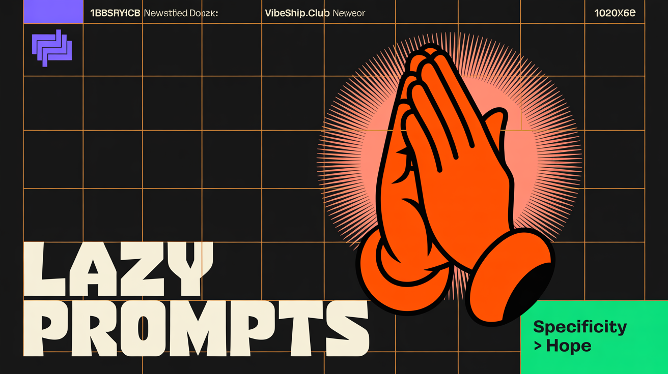 Featured image for You're Asking AI to Think for You. That's Not a Prompt. That's a Prayer.
