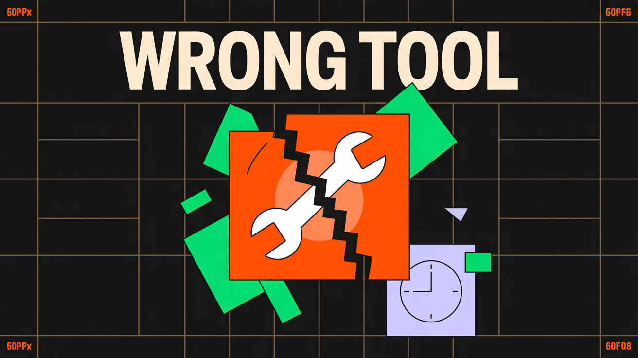 Featured image for Wrong Tool, Wasted Week